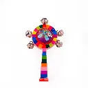Wooden Rolling Bell Rattle – Baby Musical Toy | Jhunjhuna