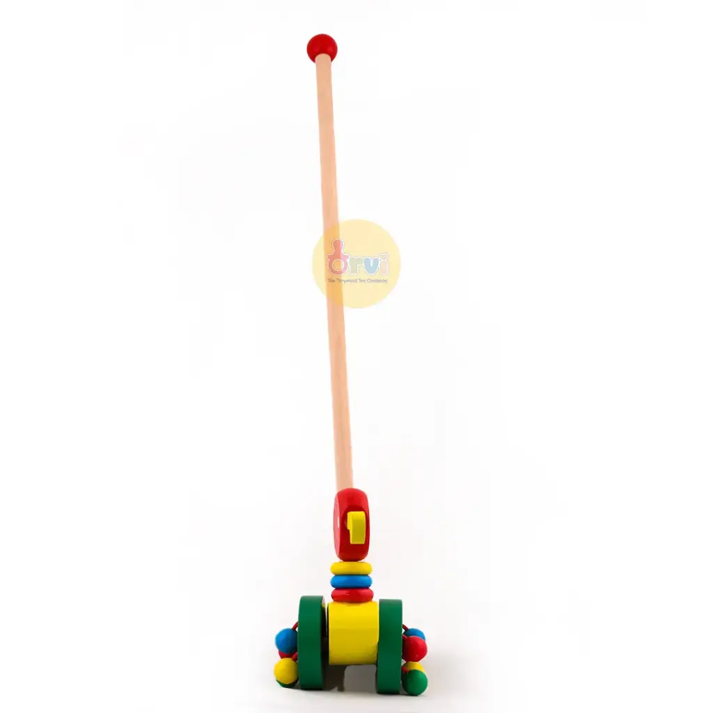 Walking Toys Walker - Wooden Push Toy for Boys and Girls