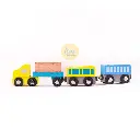 Wooden Magnetic 4pcs Toy Train