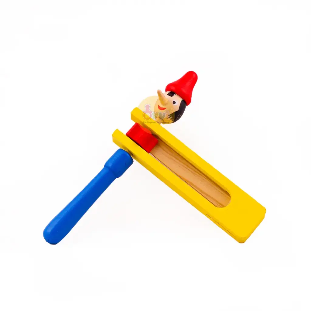 Wooden Animal Handle & Tar Tar Rattles | JhunJhuna