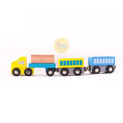 Wooden Magnetic 4pcs Toy Train
